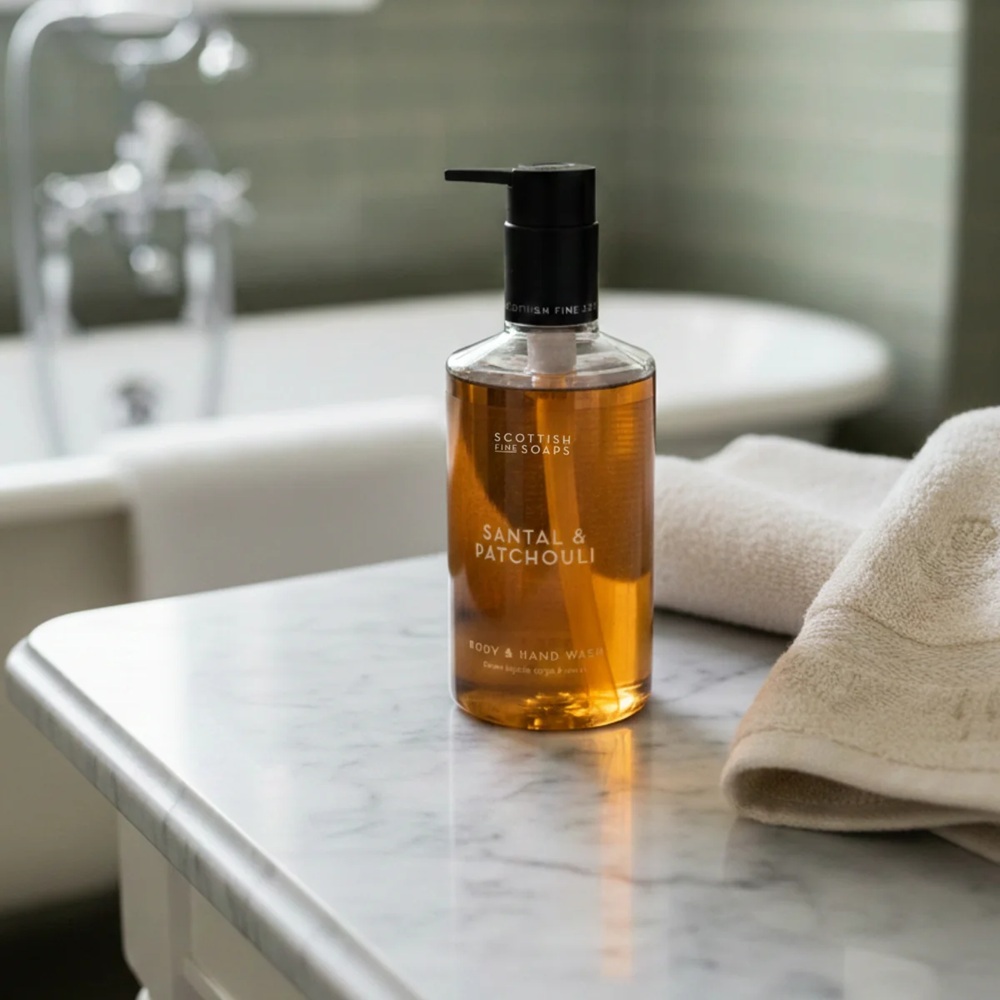 Scottish Fine Soaps Duschgel & Flüssigseife Santal & Patchouli 300ml