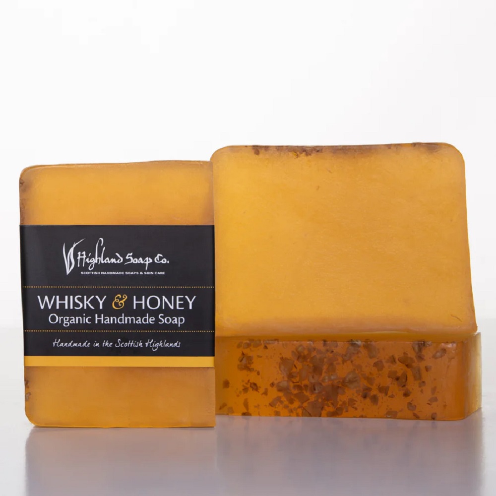 HS150WHX6 The Highland Soap Company Seife Whisky & Honey 150g