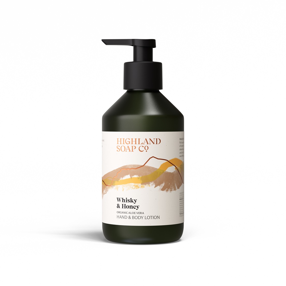 The Highland Soap Company Hand- & Körperlotion Whisky & Honey 300ml