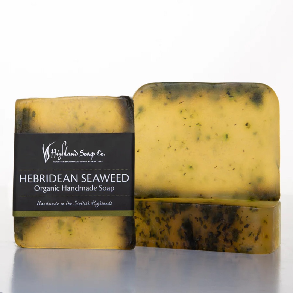 HS150HSX6 The Highland Soap Company Seife Hebridean Seaweed 150g