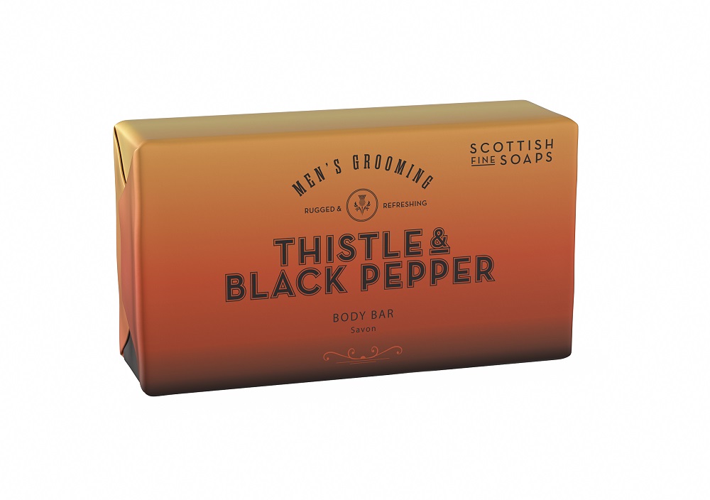 Scottish Fine Soaps Stückseife Thistle & Black Pepper 220g Scottish Fine Soaps Stückseife Thistle & Black Pepper 220g