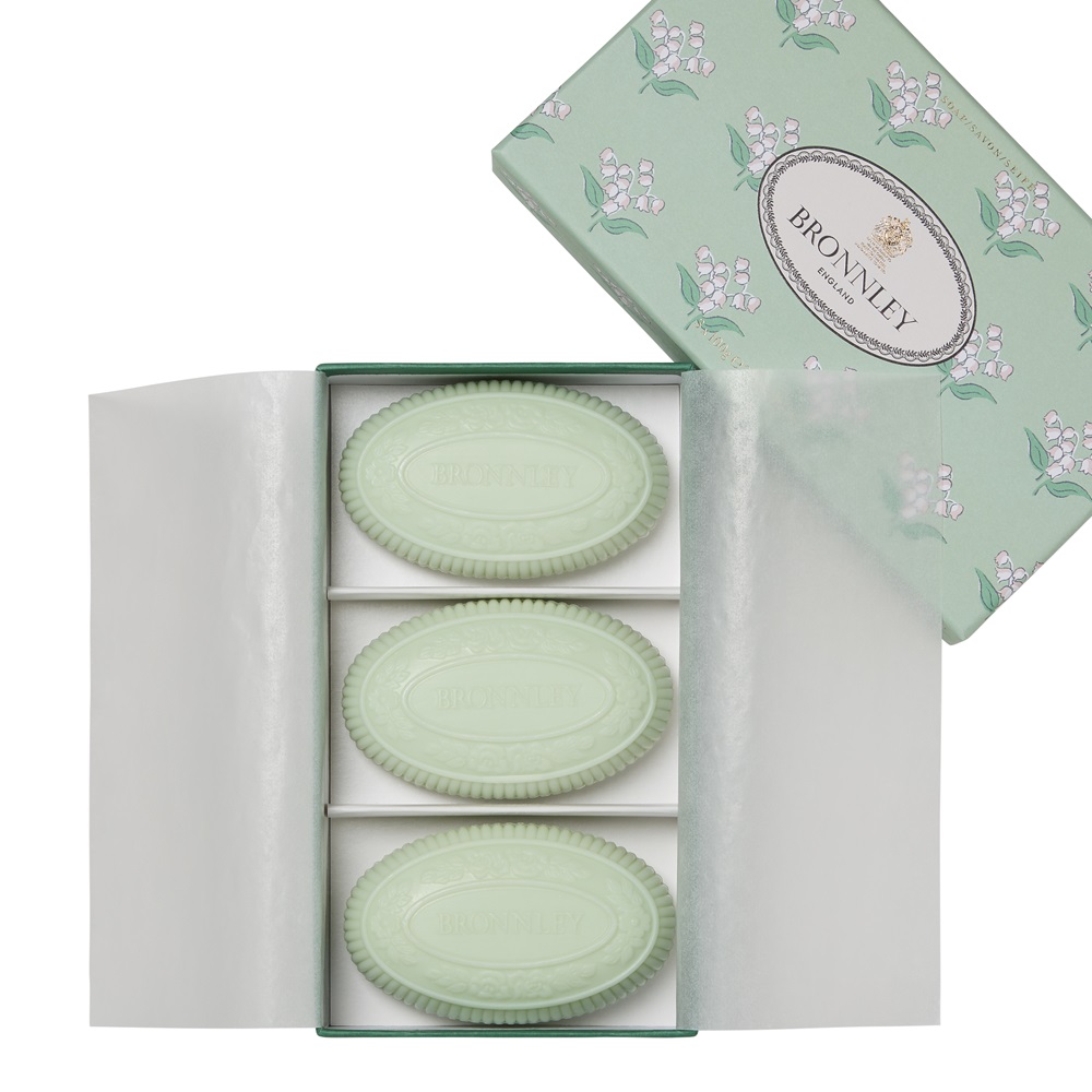 FG3242 Bronnley Seife Lily of the Valley 3 x 100g