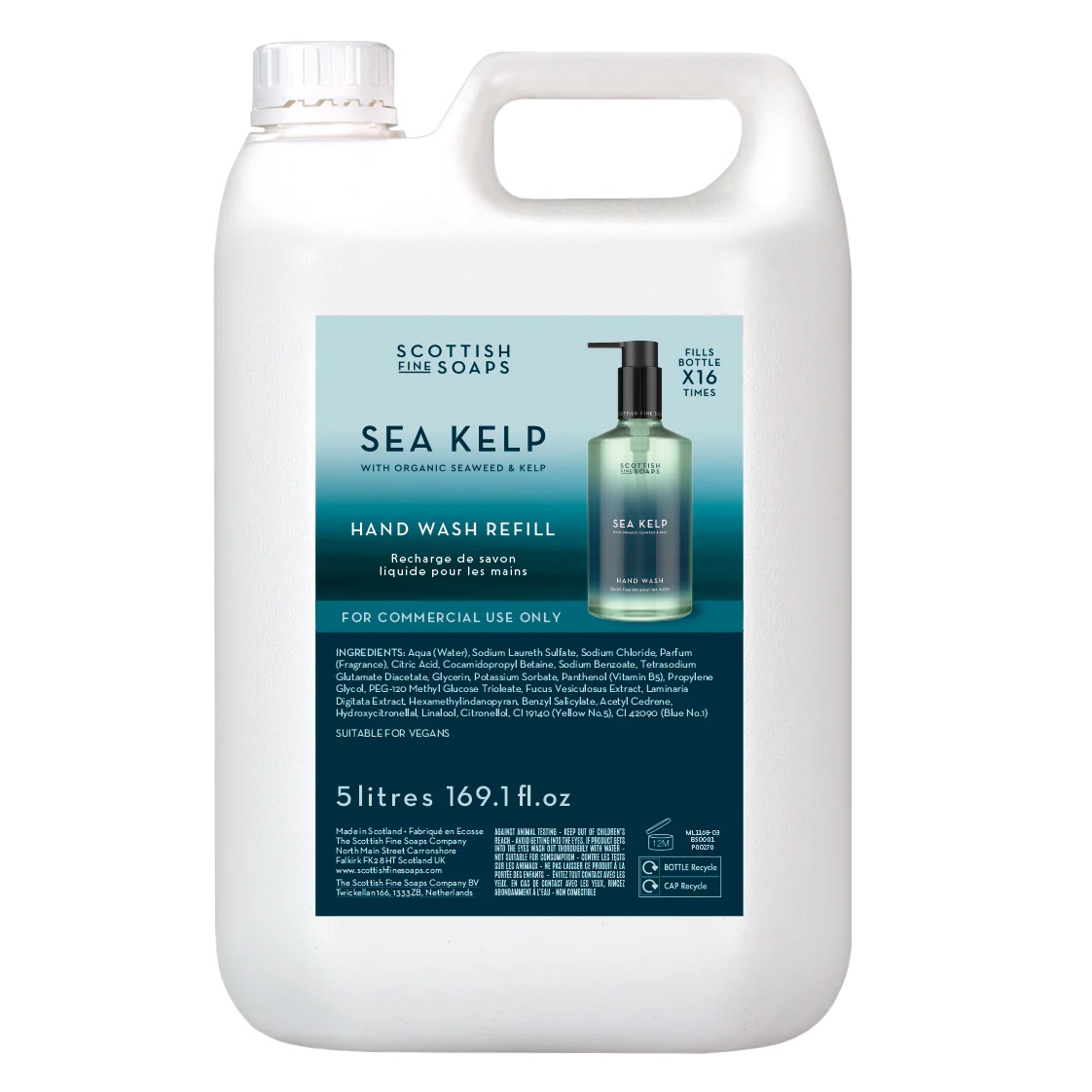 Scottish Fine Soaps Nachfüller Flüssigseife Sea Kelp 5L