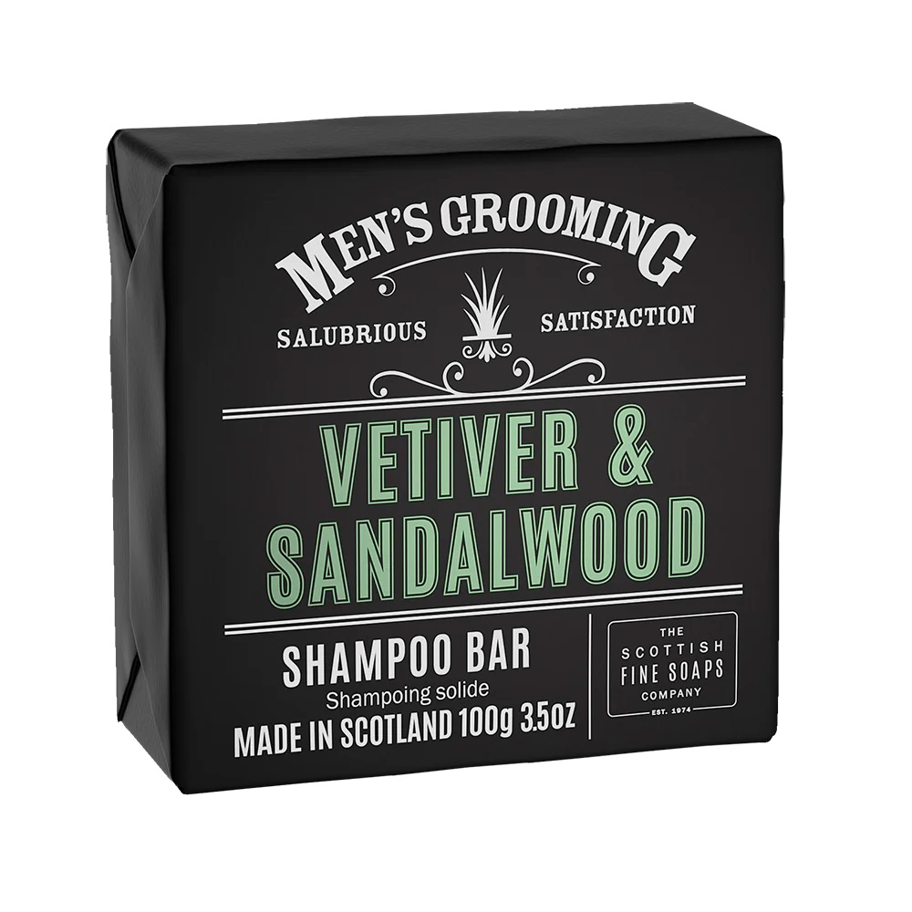A03217 Scottish Fine Soaps Haarseife Vetiver & Sandalwood 100g