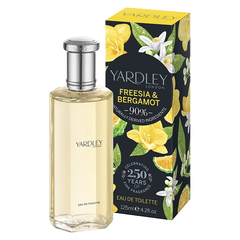 12100001 Yardley London Eau de Toilette Freesia & Bergamot 125ml