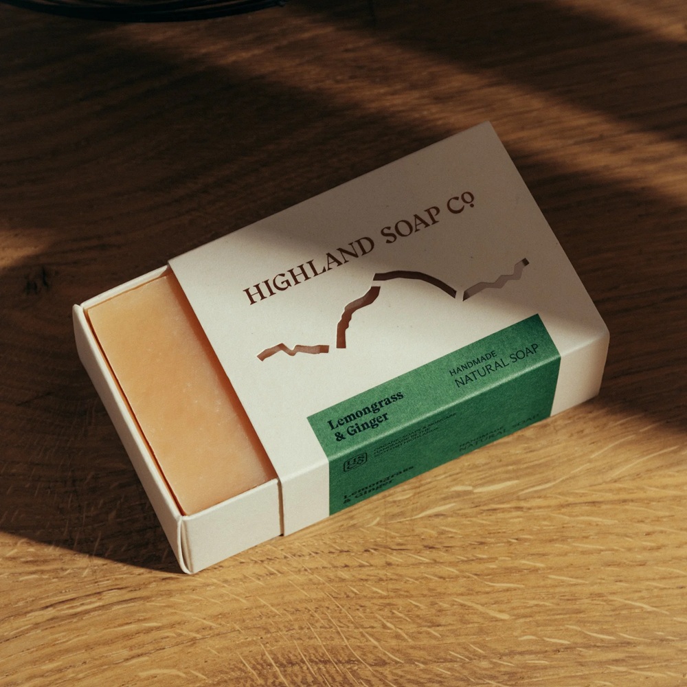 The Highland Soap Company Seife Lemongrass & Ginger 190g