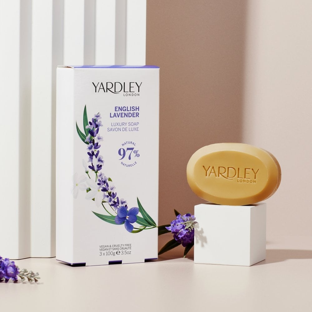 Yardley London Luxusseife English Lavender 3 x 100g