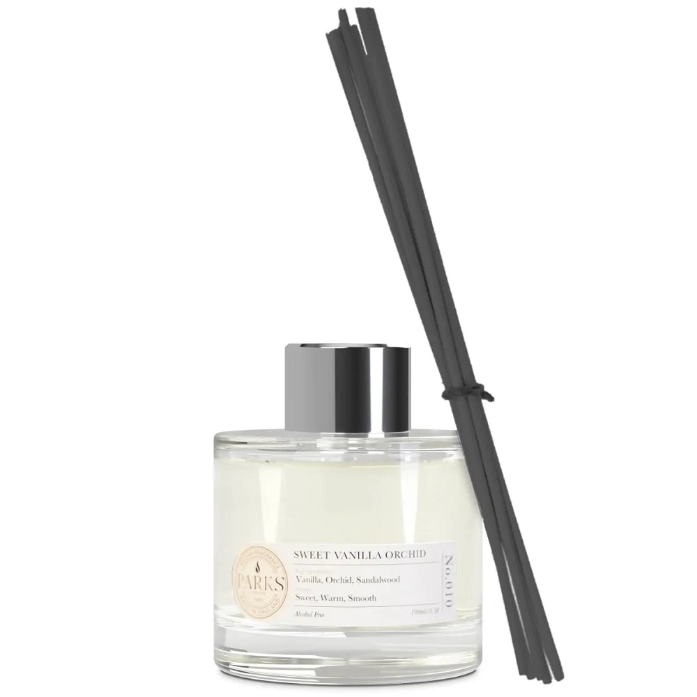 PARDFHM100SVO-N10-Sweet-Vanilla-Orchid Parks London Diffuser HOME No10 Sweet Vanilla Orchid 100ml