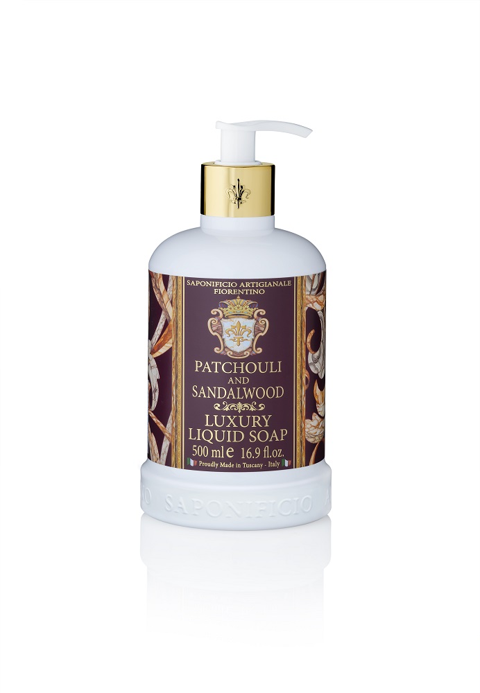 50T53 Fiorentino Flüssigseife Patchouli and Sandalwood 500ml