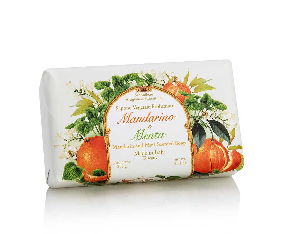 ES52E Fiorentino Seife Mandarine & Minze 250g