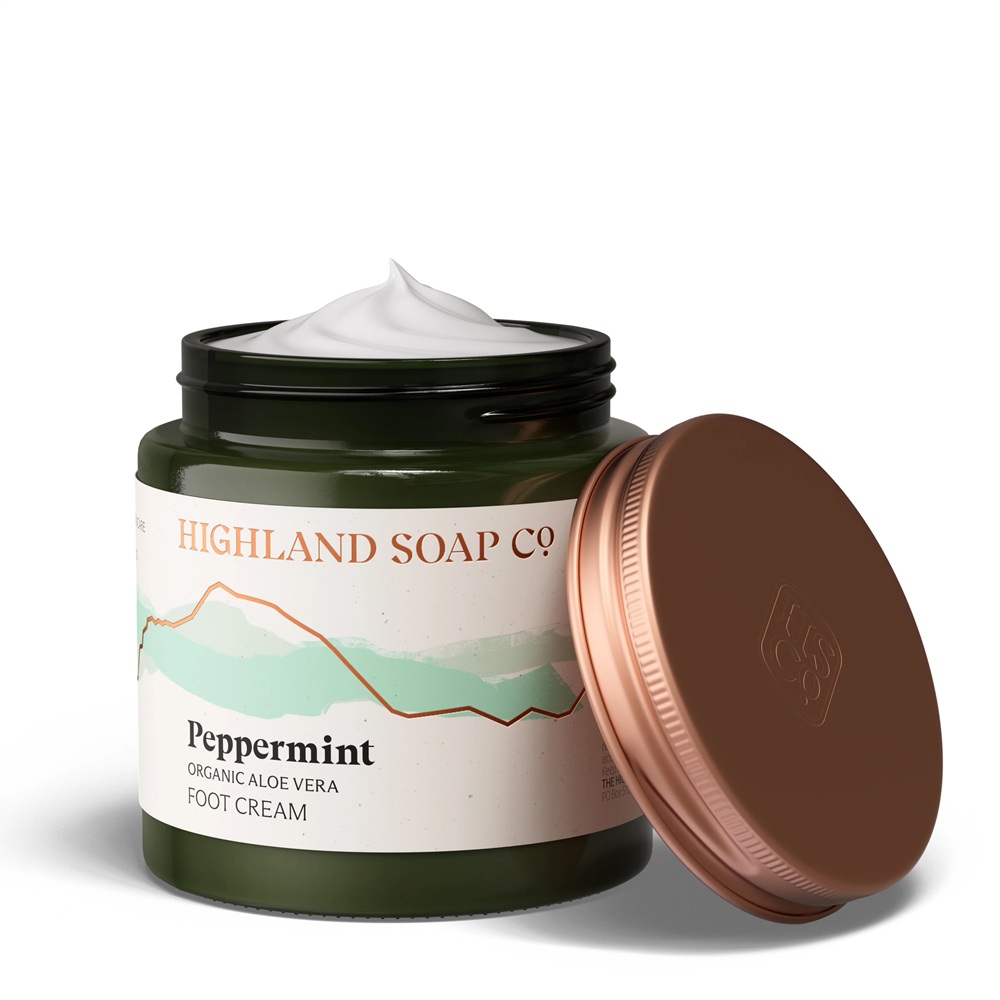 The Highland Soap Company Fußcreme Peppermint 120ml