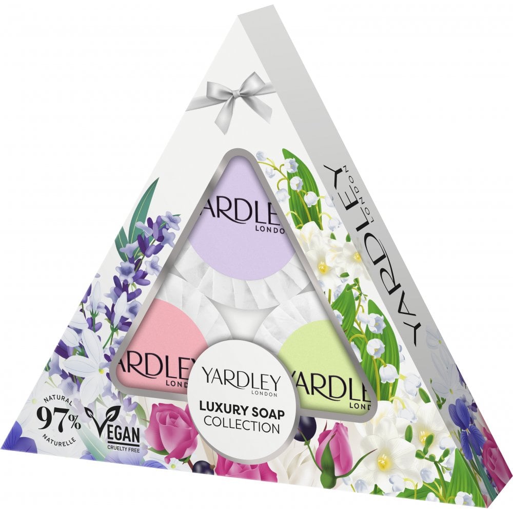 Yardley London Geschenkset Luxusseifen-Kollektion 3 x 50g