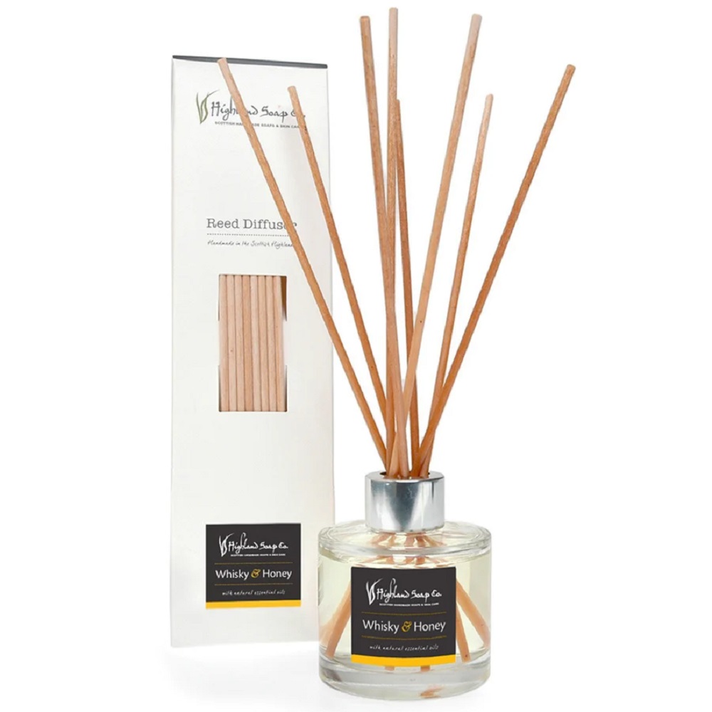 HSRDWHX6 The Highland Soap Company Diffuser Whisky & Honey