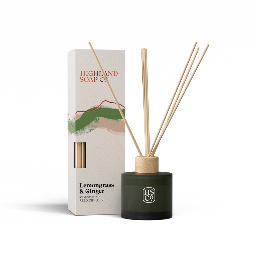 The Highland Soap Company Diffuser Lemongrass & Ginger