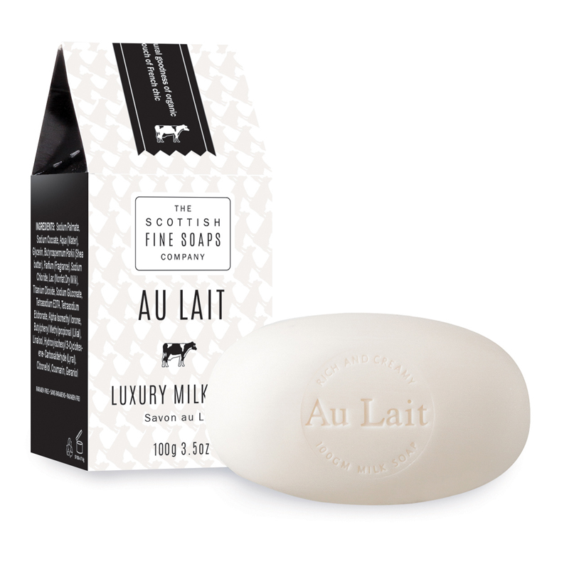 a01600_1 Scottish Fine Soaps Luxusseife Au Lait 100g