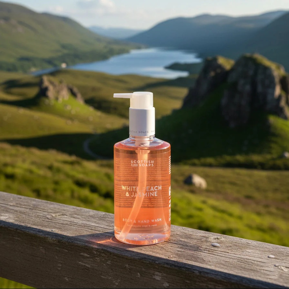 Scottish Fine Soaps Duschgel & Flüssigseife White Peach & Jasmine 300ml