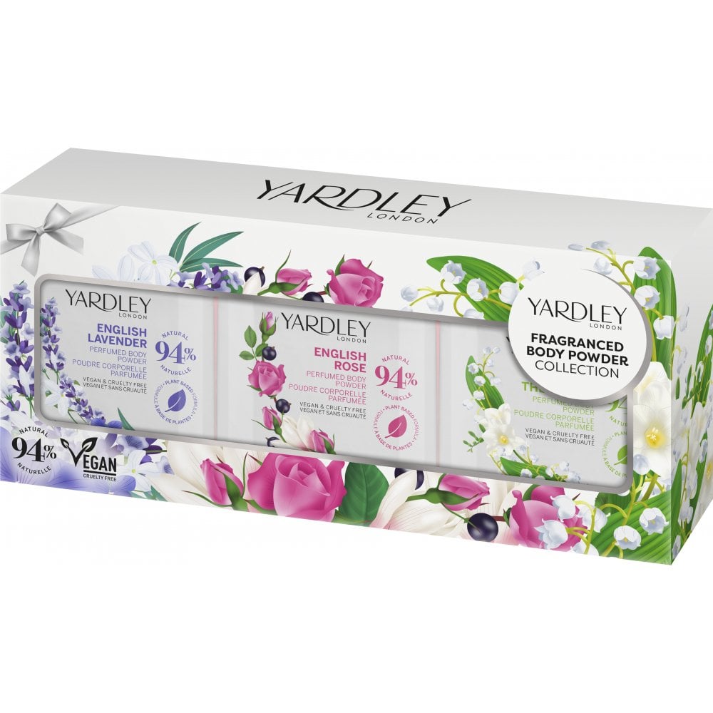 Yardley London Geschenkset Körperpuder-Kollektion 3 x 50g