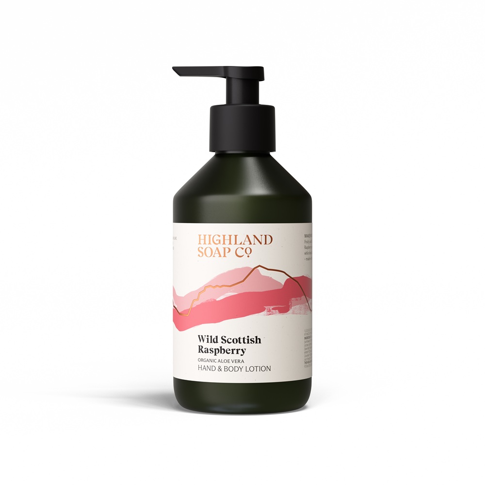 The Highland Soap Company Hand- & Körperlotion Wild Scottish Raspberry 300ml