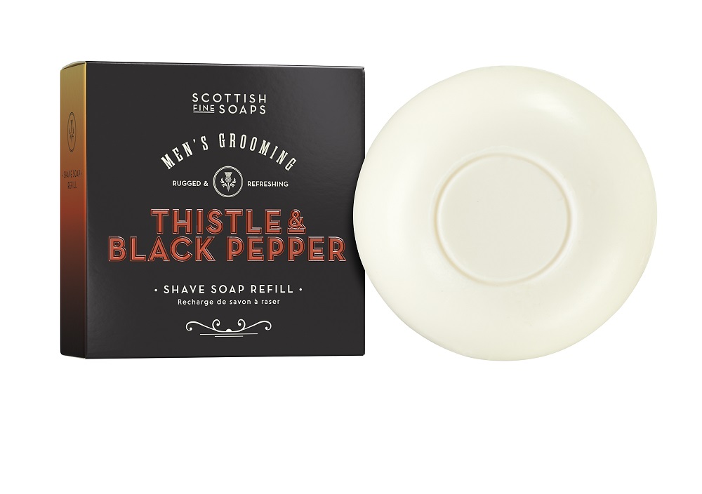 Scottish Fine Soaps Rasierseife Thistle & Black Pepper 100g