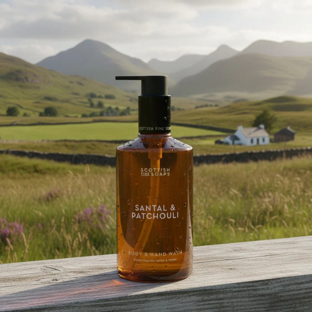 Scottish Fine Soaps Duschgel & Flüssigseife Santal & Patchouli 300ml