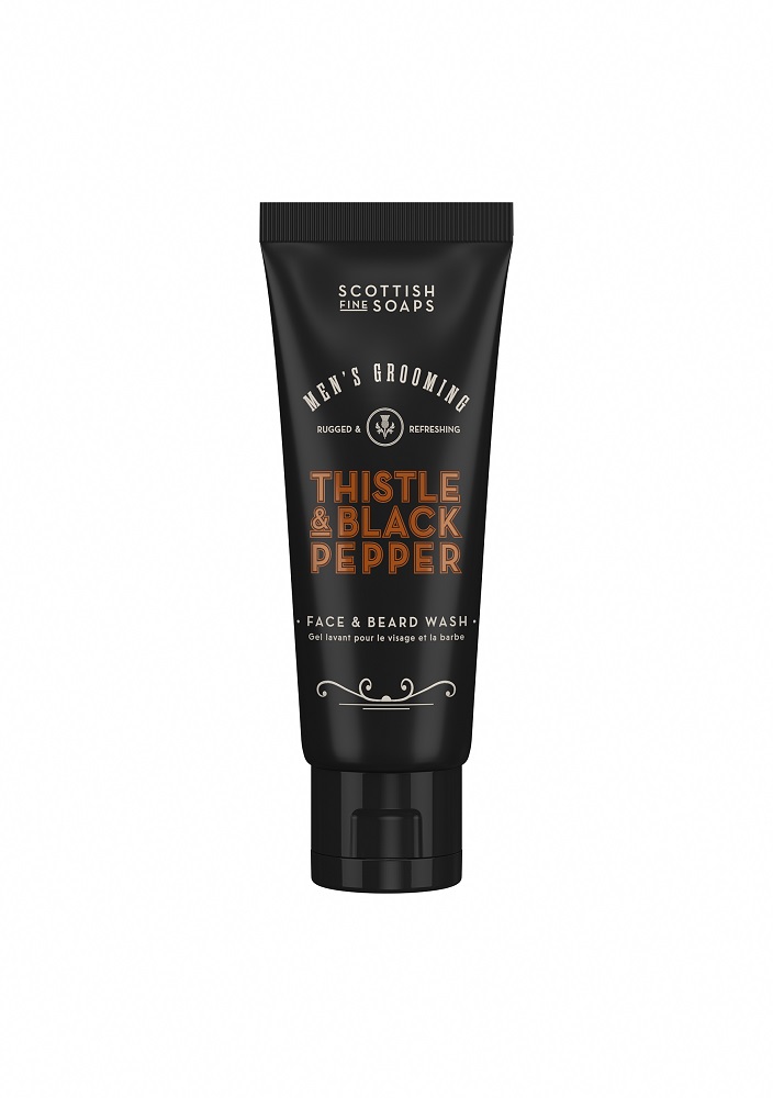 Scottish Fine Soaps Gesichts- & Bartreiniger Thistle & Black Pepper 75ml
