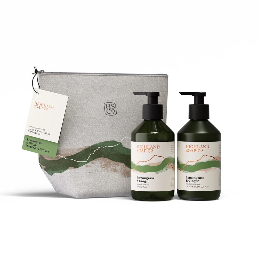 The Highland Soap Company Handpflege-Geschenkset Lemongrass & Ginger