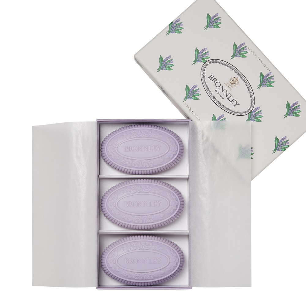 FG3240 Bronnley Seife Lavender 3 x 100g