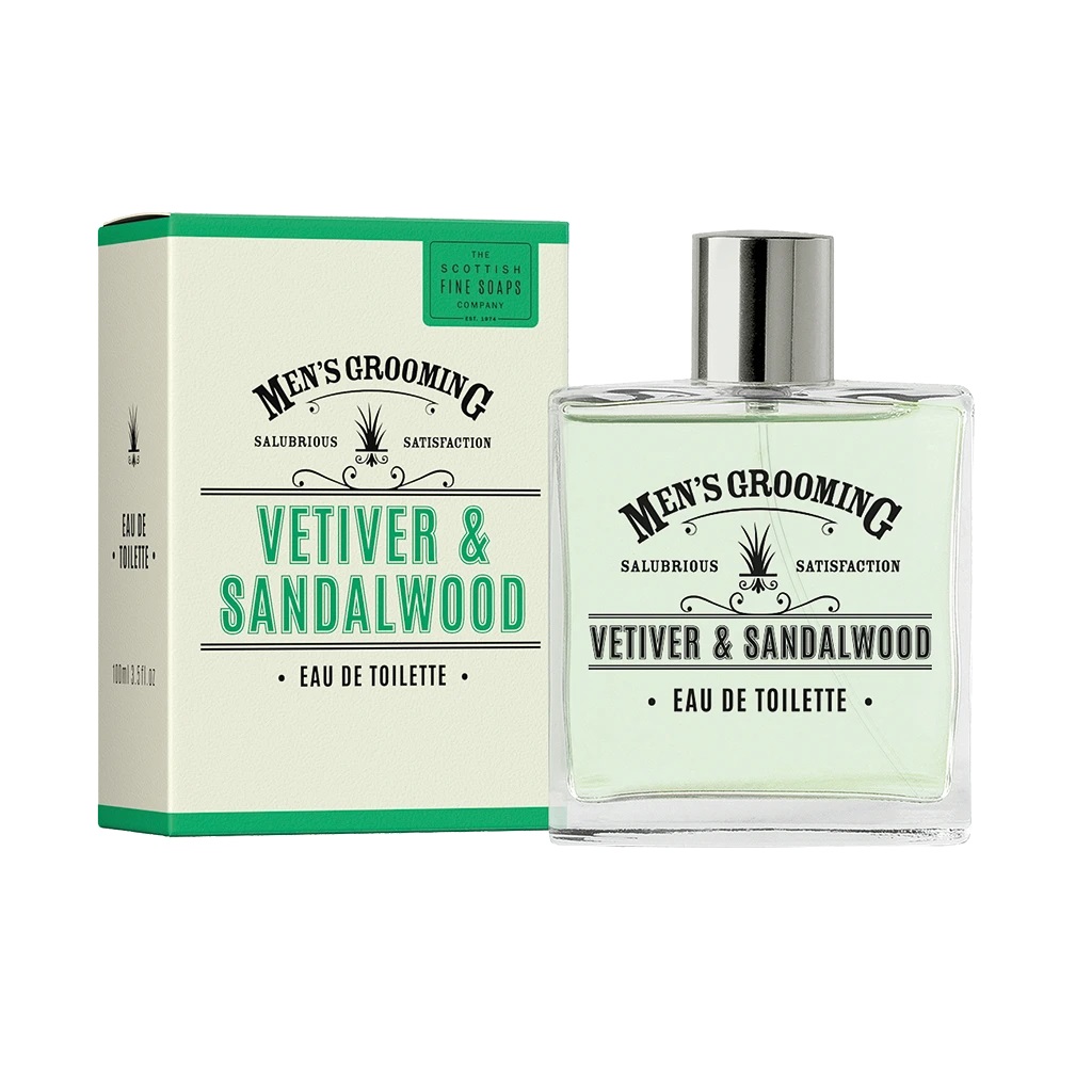 A03200 Scottish Fine Soaps Eau de Toilette Vetiver & Sandalwood 100ml