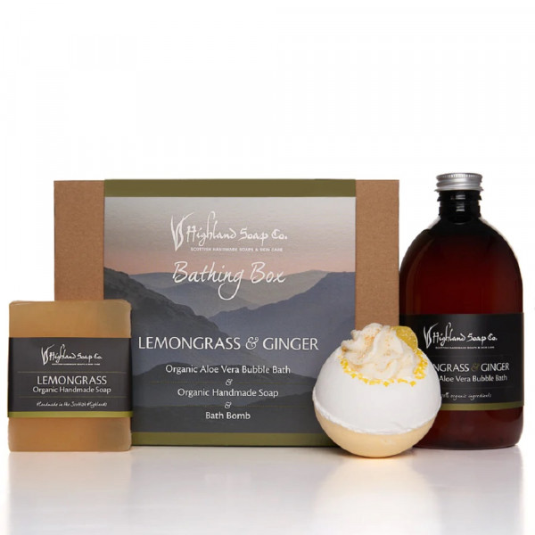 The Highland Soap Company Bade-Geschenkset Lemongrass & Ginger