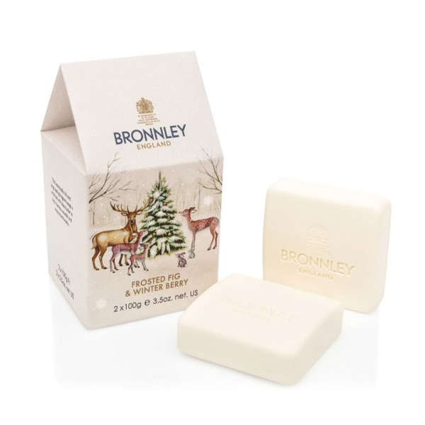 Bronnley Luxusseifen-Set Frosted Fig & Winter Berry 2 x 100g