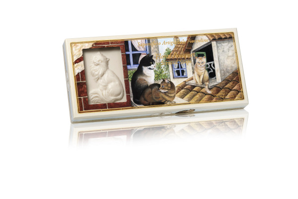 Fiorentino Seife Katze mit Fenster 3 x 125g