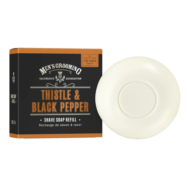 Scottish Fine Soaps Rasierseife Thistle & Black Pepper 100g